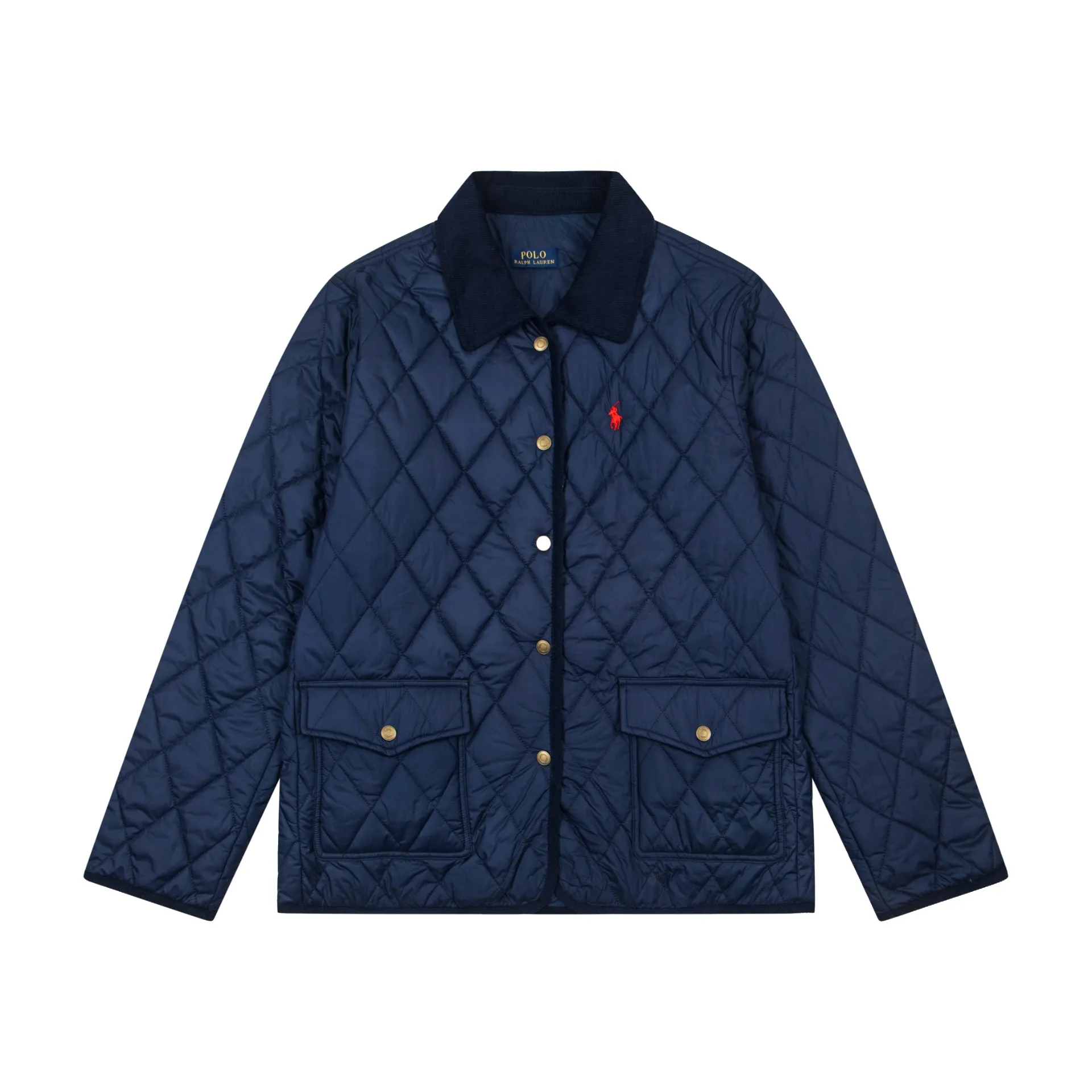 P330 Model No.: G130 Ralph Lauren New Ralph Lauren chest logo embroidery diamond plaid lapel corduroy cotton jacket 1️⃣Selected high-quality high-elastic cotton, perfect control of workmanship details, exquisite small logo embroidery on the chest, corduroy color-blocked lapels, pocket design full of details, highlighting personality! The version is simple but not simple! 3️⃣It is very youthful and energetic, and can be easily worn by both men and women. It is very in line with the fashion aesthetic concepts of today's young people! 4️⃣A full set of customized accessories, complete with three standards, same style for men and women, a must-have for couples! Color: black, navy blue, apricot Size: S, M, L, XL